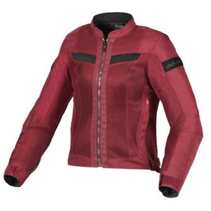 Velotura Lady, Doorwaai motorjas dames, Donkerrood