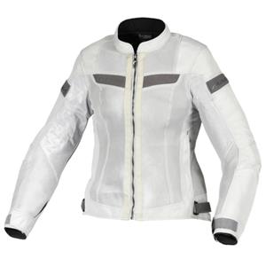 Velotura Lady, Doorwaai motorjas dames, Lichtgrijs