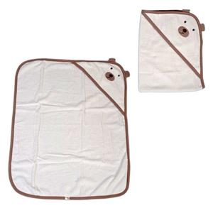 Cangaroo Kapuzenhandtuch »Baby Badetuch Baloo Kapuze«, 90 x 70 cm 100% Baumwolle Handtuch ab Geburt