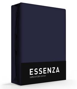 ESSENZA Hoeslaken Satijn Nightblue-140 x 200 cm