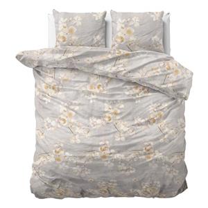 Dreamhouse Bedding Louis Dekbedovertrek - 2-persoons (200x200/220 Cm + 2 Slopen) - Katoen Satijn - Cream