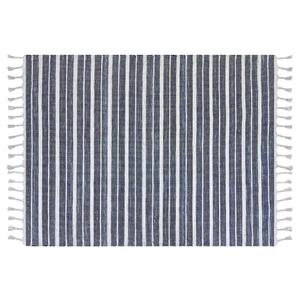 Beliani BADEMLI Vloerkleed Blauw 160x230