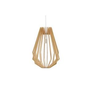 Hioshop Spider verlichting hanglamp 42x42x120cm hout.