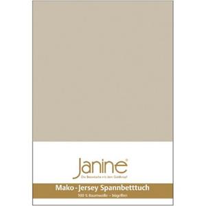 Janine Hoeslaken Fijne mako-jersey 5007/ gemaakt van 100% katoen, voor matrassen tot 26 cm hoog (1 stuk)
