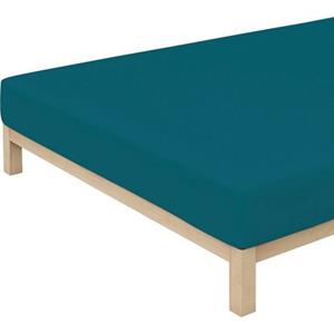 Schlafgut Hoeslaken Pure in mt 90x200, 140x200 of 180x200 cm, bio-katoen met elastaan Laken voor matrassen tot 30 cm hoogte, in 90x200, 140x200 of 180x200 cm (1 stuk)