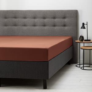 Fresh & Co Hoeslaken - Katoen 90 x 210/220 cm , Kleur: Cognac