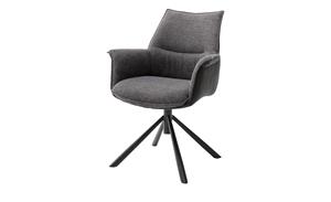 Schalenstuhl drehbar ¦ grau ¦ Maße (cm): B: 67 H: 87 T: 65  - Möbel Kraft