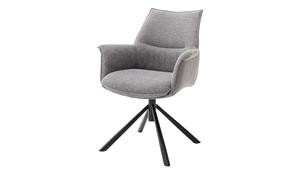 Schalenstuhl drehbar ¦ grau ¦ Maße (cm): B: 67 H: 87 T: 65  - Möbel Kraft