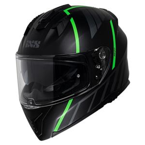 IXS IXS217 2.0, Integraalhelm, Mat Zwart Fluogroen