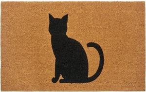 HANSE Home Fußmatte Cat, , rechteckig, Höhe: 15 mm, Naturfaser Kokosfußmatte, Umweltfreundlich