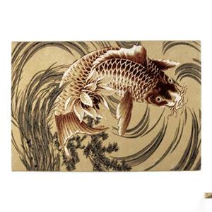 Bold Monkey Legend Of Koi Karper Vloerkleed 160x230 Beige|Oranje Rood