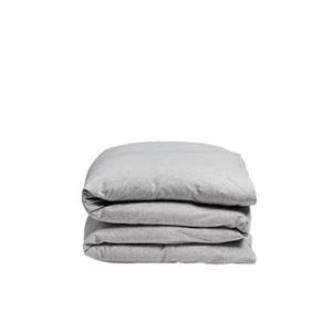 Yumeko kinderdekbedovertrek jersey white grey 120x150