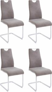 Homexperts Eetkamerstoel Zabona (set van 2 of 4), overtrekstof van microvezel-vintage (set)