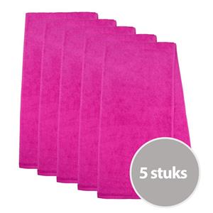 The One Towelling The One Sporthanddoek 30x130 cm 450 gram Magenta (5 stuks)