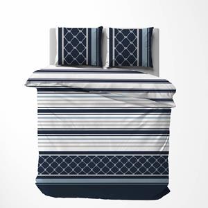 Nautica Katoen Satijnen Dekbedovertrekset - 140x200/220 - Knot Blauw