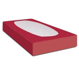 Hoeslaken Hip Jersey katoenen Rood Hoeslaken 200x200|220cm