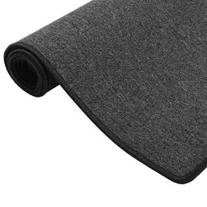 vidaXL Tapijtloper 80x250 cm antracietkleurig