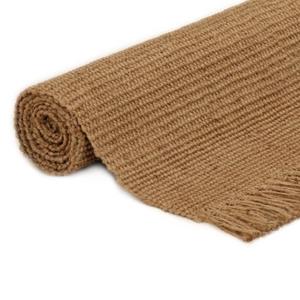 Vidaxl Teppich Mit Fransen 120x180 Cm Jute