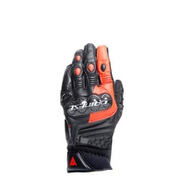 Dainese Carbon 4 Kort Zwart Fluo Rood