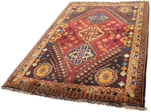 Morgenland Orientteppich Perser - Nomadic - 175 x 120 cm - dunkelrot, rechteckig, 10 mm Höhe, Wohnzimmer, Handgeknüpft, Einzelstück mit Zertifikat