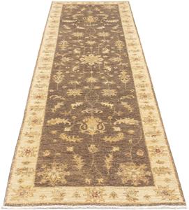Morgenland Orientteppich Ziegler - 295 x 82 cm - braun, rechteckig, 6 mm Höhe, Wohnzimmer, Handgeknüpft, Einzelstück mit Zertifikat