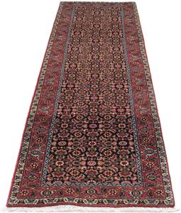 Morgenland Orientteppich Perser - Bidjar - 259 x 64 cm - hellrot, rechteckig, 15 mm Höhe, Wohnzimmer, Handgeknüpft, Einzelstück mit Zertifikat