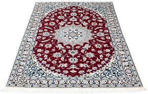 Morgenland Orientteppich Perser - Nain - Royal - 169 x 110 cm - dunkelrot, rechteckig, 10 mm Höhe, Wohnzimmer, Handgeknüpft, Einzelstück mit Zertifikat
