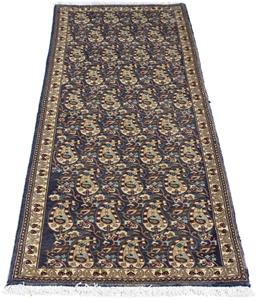 Morgenland Orientteppich Perser - Ghom - 156 x 54 cm - mehrfarbig, rechteckig, 10 mm Höhe, Wohnzimmer, Handgeknüpft, Einzelstück mit Zertifikat