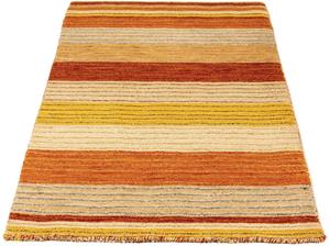 Morgenland Wollteppich Gabbeh - Loribaft Softy - 140 x 71 cm - mehrfarbig, rechteckig, 12 mm Höhe, Wohnzimmer, Einzelstück