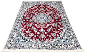 Morgenland Orientteppich Perser - Nain - Royal - 187 x 112 cm - dunkelrot, rechteckig, 10 mm Höhe, Wohnzimmer, Handgeknüpft, Einzelstück mit Zertifikat