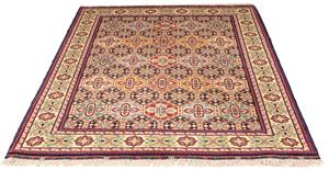 Morgenland Orientteppich Afghan - 199 x 153 cm - mehrfarbig, rechteckig, 7 mm Höhe, Wohnzimmer, Handgeknüpft, Einzelstück mit Zertifikat
