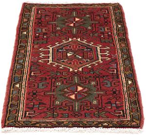 Morgenland Orientteppich Perser - Nomadic - 105 x 60 cm - dunkelrot, rechteckig, 10 mm Höhe, Wohnzimmer, Handgeknüpft, Einzelstück mit Zertifikat