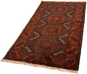 Morgenland Orientteppich Belutsch - 160 x 90 cm - braun, rechteckig, 8 mm Höhe, Wohnzimmer, Handgeknüpft, Einzelstück mit Zertifikat