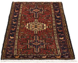 Morgenland Orientteppich Perser - Nomadic - 100 x 65 cm - braun, rechteckig, 10 mm Höhe, Wohnzimmer, Handgeknüpft, Einzelstück mit Zertifikat