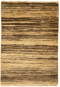 Morgenland Wollteppich Gabbeh - Indus - 91 x 64 cm - mehrfarbig, rechteckig, 18 mm Höhe, Wohnzimmer, Handgeknüpft, Einzelstück mit Zertifikat