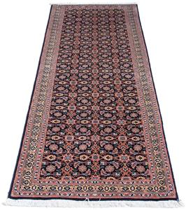 Morgenland Orientteppich Perser - Täbriz - 200 x 63 cm - mehrfarbig, rechteckig, 10 mm Höhe, Wohnzimmer, Handgeknüpft, Einzelstück mit Zertifikat