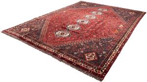 Morgenland Orientteppich Perser - Nomadic - 320 x 235 cm - dunkelrot, rechteckig, 10 mm Höhe, Wohnzimmer, Handgeknüpft, Einzelstück mit Zertifikat