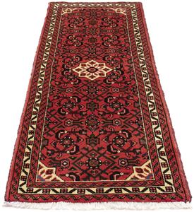 Morgenland Orientteppich Perser - Nomadic - 196 x 68 cm - dunkelrot, rechteckig, 10 mm Höhe, Wohnzimmer, Handgeknüpft, Einzelstück mit Zertifikat