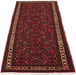 Morgenland Orientteppich Perser - Nomadic - 195 x 74 cm - dunkelrot, rechteckig, 10 mm Höhe, Wohnzimmer, Handgeknüpft, Einzelstück mit Zertifikat