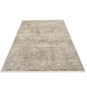 OCI DIE TEPPICHMARKE Vloerkleed BESTSELLER CAVA Glans viscose, met franje, reliëfstructuur, vintage, woonkamer