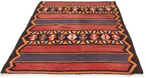 Morgenland Wollteppich Kelim - Old - 180 x 140 cm - mehrfarbig, rechteckig, 5 mm Höhe, Wohnzimmer, Einzelstück
