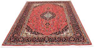 Morgenland Orientteppich Perser - Keshan - 218 x 144 cm - rot, rechteckig, 10 mm Höhe, Wohnzimmer, Handgeknüpft, Einzelstück mit Zertifikat
