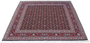 Morgenland Orientteppich Perser - Täbriz quadratisch - 156 x 155 cm - mehrfarbig, quadratisch, 10 mm Höhe, Wohnzimmer, Handgeknüpft, Einzelstück mit Zertifikat