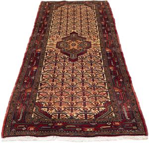Morgenland Orientteppich Perser - Nomadic - 215 x 84 cm - dunkelrot, rechteckig, 10 mm Höhe, Wohnzimmer, Handgeknüpft, Einzelstück mit Zertifikat