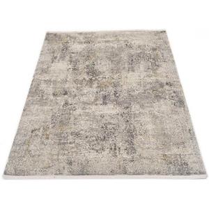 OCI DIE TEPPICHMARKE Vloerkleed BESTSELLER CAVA Glans viscose, met franje, reliëfstructuur, vintage, woonkamer