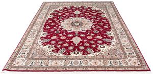Morgenland Orientteppich Perser - Täbriz - Royal - 238 x 166 cm - dunkelrot, rechteckig, 7 mm Höhe, Wohnzimmer, Handgeknüpft, Einzelstück mit Zertifikat