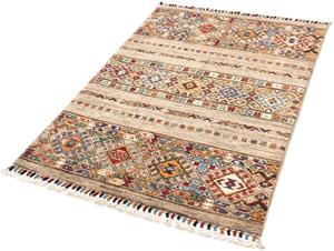 Morgenland Orientteppich Ziegler - 123 x 83 cm - mehrfarbig, rechteckig, 6 mm Höhe, Wohnzimmer, Handgeknüpft, Einzelstück mit Zertifikat