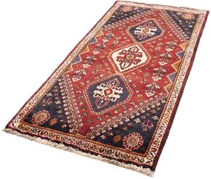 Morgenland Orientteppich Perser - Nomadic - 172 x 83 cm - dunkelrot, rechteckig, 10 mm Höhe, Wohnzimmer, Handgeknüpft, Einzelstück mit Zertifikat
