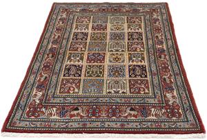 Morgenland Orientteppich Perser - Classic - 148 x 95 cm - mehrfarbig, rechteckig, 10 mm Höhe, Wohnzimmer, Handgeknüpft, Einzelstück mit Zertifikat