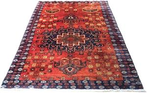 Morgenland Orientteppich Belutsch - 231 x 123 cm - dunkelrot, rechteckig, 8 mm Höhe, Wohnzimmer, Handgeknüpft, Einzelstück mit Zertifikat